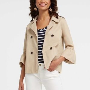 DRAPER JAMES Khaki Bell Sleeve Utility Jacket